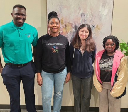 Snohomish County Early Learning Coalition's Mary Hsu and Debbie Carlsen with ChildStrive CEO Mary Cline-Stively
